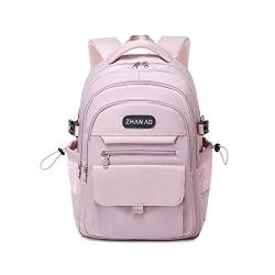 FANDARE Beiläufig Rucksack Schulrucksack Schultasche Junge Mädchen Schulranzen Daypacks mit 15.6 Zoll Laptopfach Schultaschen Schultaschen für Universität Reisen Freizeit Arbeit Violett von FANDARE