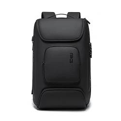 FANDARE Diebstahlsicherung Rucksack Laptop Handgepäck Wasserdicht Schulrucksack mit USB-Ladeanschluss Herren mit 15.6 Zoll Laptopfach Rucksäcke zum Business Arbeit Reise Schulranzen Daypacks Schwarz von FANDARE