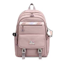 FANDARE Kinderrucksack Schulranzen Schultaschen Jungen Mädchen Schulrucksack Kinder Schultasche für Primarschüler Schüler der Mittelstufe Outdoor Reise Daypacks Rucksack Wasserdicht Nylon Violett von FANDARE