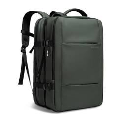 FANDARE Reiserucksack Laptop Rucksack Handgepäck Herren Schulrucksack mit USB-Ladeanschluss Convertible Duffle Bag Damen Arbeit Schulranzen Reisen Tagesrucksack Daypacks für 17 Zoll-Laptop Grün von FANDARE