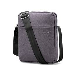 FANDARE Umhängetasche Herren Arbeitstasche Messenger Bag Schultertasche Herrentasche Kuriertasche zum Umhängen für Reise Schule Hochschule Arbeit Outdoor Schulranzen Braun von FANDARE