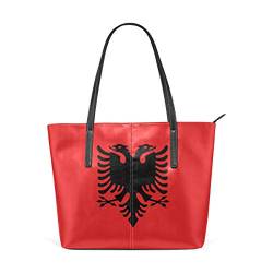 FANTAZIO Handtasche Umhängetasche Flagge Albanien von FANTAZIO