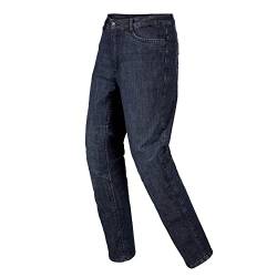 Fastway Motorrad Jeans Herren, EN Geprüfte Motorradhose Herren Klasse A, Entnehmbare Knie Protektoren, Hüfte, Gesäß & Knie Verstärkt, Sicherheitsnähte an Sturzpositionen, Blue Jeans, W33/L32 von FAST WAY