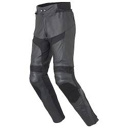 Sport Men 191 Motorrad Lederhose Herren, Klasse A Zertifizierte Motorradhose Herren, Bequeme Motorradhose Herren mit Protektoren, Knieprotektoren Entnehmbar & Höhenverstellbar, Größe 54 von FAST WAY