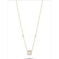 FAVS Collier FAVS Damen-Kette 375er Gelbgold 1 Zirkonia von FAVS