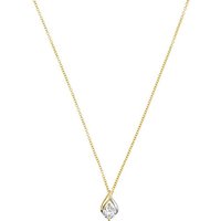 FAVS Collier FAVS Damen-Kette 375er Gelbgold 1 Zirkonia von FAVS