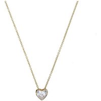 FAVS Collier FAVS Damen-Kette 375er Gelbgold 1 Zirkonia von FAVS