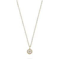 FAVS Collier FAVS Damen-Kette 375er Gelbgold 4 Zirkonia von FAVS