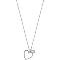 FAVS Collier FAVS Damen-Kette 925er Silber 1 Zirkonia von FAVS