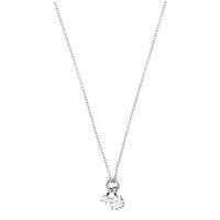 FAVS Collier FAVS Damen-Kette 925er Silber 1 Zirkonia von FAVS