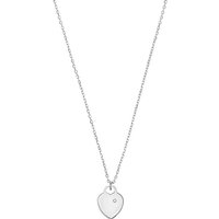 FAVS Collier FAVS Damen-Kette 925er Silber 1 Zirkonia von FAVS