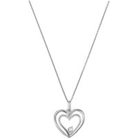 FAVS Collier FAVS Damen-Kette 925er Silber 1 Zirkonia von FAVS