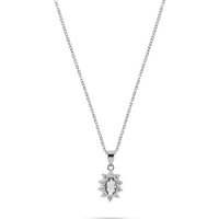 FAVS Collier FAVS Damen-Kette 925er Silber 10 Zirkonia von FAVS