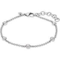 FAVS Edelstahlarmband FAVS Damen-Armband Edelstahl 5 Zirkonia von FAVS