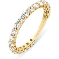 FAVS Fingerring FAVS Damen-Damenring 375er Gelbgold 21 Zirkonia, Zirkonia, synthetisch von FAVS