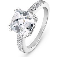 FAVS Fingerring FAVS Damen-Damenring 925er Silber 1 Zirkonia, Zirkonia, synthetisch von FAVS