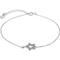 FAVS Silberarmband FAVS Damen-Armband 925er Silber 21 Zirkonia, Klassisch von FAVS