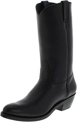 FB Fashion Boots 650 Pull Up Black Lederstiefel für Damen und Herren Schwarz Westernstiefel, Groesse:40 von FB Fashion Boots