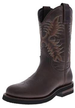 FB Fashion Boots Damen Cowboy Stiefel Roper-S Westernreitstiefel Damenstiefel Braun 40 EU von FB Fashion Boots