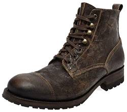 FB Fashion Boots Herren Chukka Boots Eagle Testa Schnürstiefel Lederschuhe Braun 40 EU von FB Fashion Boots