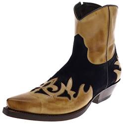FB Fashion Boots Unisex Cowboy Stiefel Emilio Cuero Azul Westernstiefelette Lederstiefel 40 EU von FB Fashion Boots