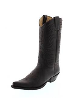 Fashion Boots BU1006 Beirut Marron Westernstiefel für Damen und Herren Braun, Groesse:42 von FB Fashion Boots