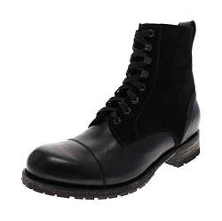 Sendra Boots Herren Stiefel 12858 Negro Schnürstiefelette Lederschuhe Schwarz 45 EU von FB Fashion Boots