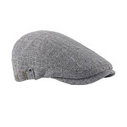 FBBULES Barett Schirmmütze Gatsby Schiebermützen Baumwolle Mischung Klassisch Baskenmütze Beiläufig Newsboy Flat Cap Herren Frauen Zeitungsjunge Hüte mit Schnalle Einstellbar von FBBULES