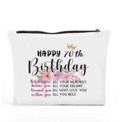 FBCCZEY Lustige Geburtstagsgeschenke für Frauen, Make-up-Tasche, Happy Anniversary Birthday Party Dekorationen, Make-up-Tasche, Geburtstagsgeschenke für Frauen, Mutter, Oma, Kosmetiktasche, D70, von FBCCZEY