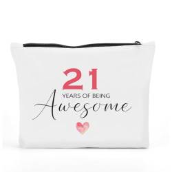 FBCCZEY Lustige Geburtstagsgeschenke für Frauen, Make-up-Tasche, Happy Anniversary Birthday Party Supplies Dekorationen, Make-up-Tasche, Geburtstagsgeschenke für Frau, Schwester, Freundin, von FBCCZEY