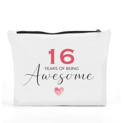 FBCCZEY Lustige Geburtstagsgeschenke für Frauen, Make-up-Tasche, Happy Anniversary Birthday Party Supplies Dekorationen, Make-up-Tasche, Geburtstagsgeschenke für Frau, Schwester, Freundin, von FBCCZEY