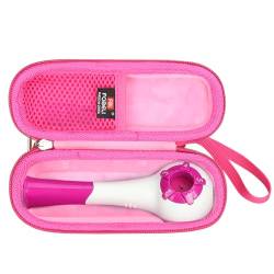 FBLFOBELI EVA-Hartschalen-Tragetasche, kompatibel mit dem Breather Handheld Inspiratory Expiratory Muscle Trainer (nur Hülle) (Pink) von FBLFOBELI