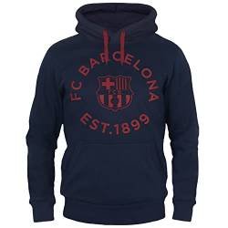 FC Barcelona - Herren Fleece-Hoody mit Grafik-Print - Offizielles Merchandise - Geschenk für Fußballfans - M von FC Barcelona