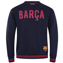 FC Barcelona - Herren Sweatshirt mit Vereinswappen - Offizielles Merchandise - Geschenk für Fußballfans - L von FC Barcelona