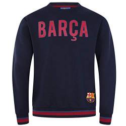 FC Barcelona - Herren Sweatshirt mit Vereinswappen - Offizielles Merchandise - Geschenk für Fußballfans - XXL von FC Barcelona