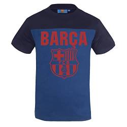 FC Barcelona - Herren T-Shirt mit Grafik-Print - Offizielles Merchandise - Geschenk für Fußballfans - Blau - L von FC Barcelona