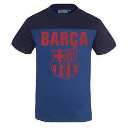 FC Barcelona - Herren T-Shirt mit Grafik-Print - Offizielles Merchandise - Geschenk für Fußballfans - Blau - M von FC Barcelona