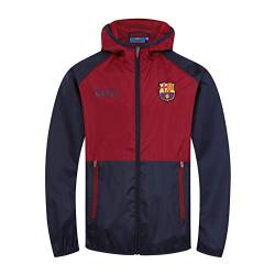 FC Barcelona - Jungen Wind- und Regenjacke - Offizielles Merchandise - Dunkelblau & Rot - 10-11 Jahre von FC Barcelona