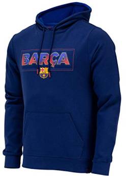 Fc Barcelone Kapuzen-Sweatshirt Barca – offizielle Kollektion, Herrengröße, blau, 14 Jahre von FC Barcelone