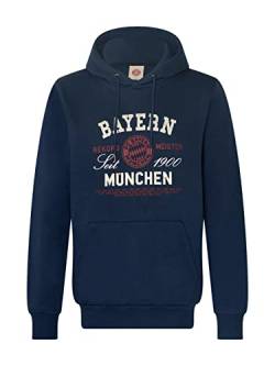 FC Bayern München Herren Hoodie Rekordmeister Navy, L von FC Bayern München