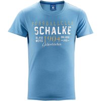 FC Schalke 04 T-Shirt - Schalke Fußballclub - S - für Männer - Größe S - blau von FC Schalke 04