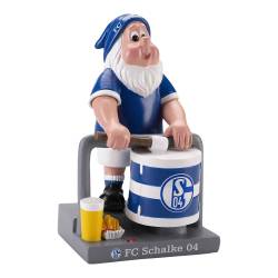 Gartenzwerg Trommler klein von FC Schalke 04
