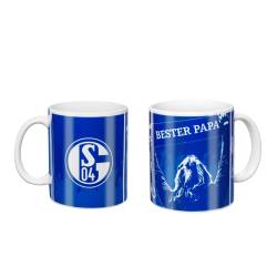 Kaffeebecher Bester Papa von FC Schalke 04