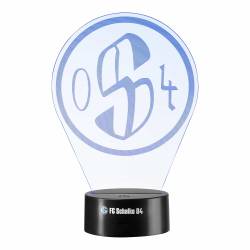 LED-Licht Retro-Logo von FC Schalke 04