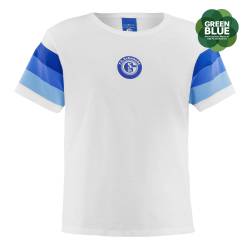 T-Shirt Damen Retro weiß von FC Schalke 04