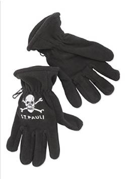 FC St. Pauli Fleece Handschuhe Gloves (schwarz, S-M) von FC St. Pauli