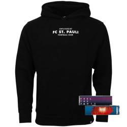 FC St. Pauli Kapuzenpullover Hoodie Aufdruck Anti Herren Damen Unisex + 2X FANERGY Traubenzucker (DE/NL/SE/PL, Alphanumerisch, XL, Regular, Regular) von FC St. Pauli