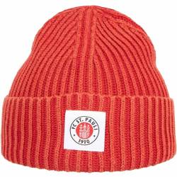 FC St. Pauli Logo Beanie Wintermütze (DE/NL/SE/PL, Alphanumerisch, Einheitsgröße, Rusty Mist) von FC St. Pauli