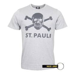 FC St. Pauli Totenkopf Herren T-Shirt FCSP Fanartikel + RocknShop Flaschenöffner von FC St. Pauli