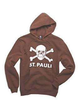 FC St. Pauli Totenkopf I Hoody (braun, L) von FC St. Pauli